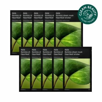 [Abib] GUMMY SHEET MASK HEARTLEAF STICKER (2023)