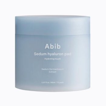 [Abib] SEDUM HYALURON PAD HYDRATING TOUCH 165ml / 75pads