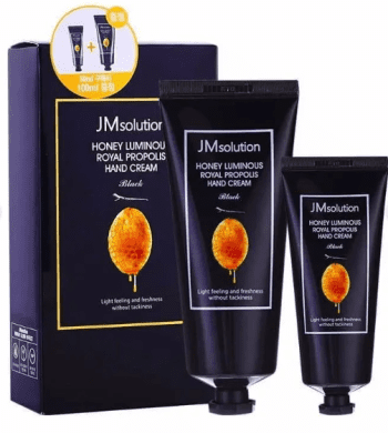 JMsolution Honey Luminous Royal Propolis Hand Cream Black (50ml+100ml)
