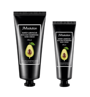 JMsolution Water Luminous Avocado Nourishing Hand Cream Black (50ml+100ml)