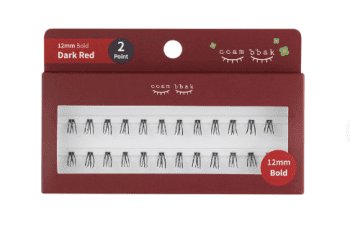 [CCAM BBAK] Dark Red12mm Bold 2 Point