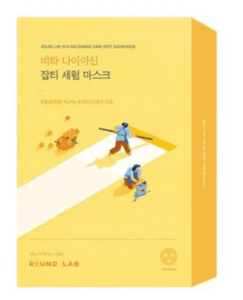 ROUND LAB VITA NIACINAMIDE DARK SPOT SERUM MASK 20ml (10ea)