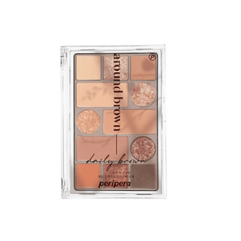 Peripera All Take Mood Technique Palette #01 AROUND BROWN