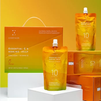 EVERYDAZE Essential C's Konjac Jelly  Mango 10 Packs