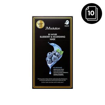 JM Solution Be Nature Blueberry & Nourishing Mask  1 Box of 10 Sheets