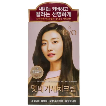 Ryo Bright Color HairDye Cream 7N Bright Brown 120g
