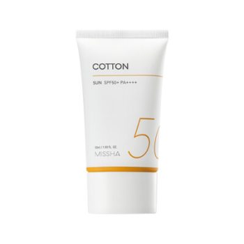 [Missha] COTTON SUN SPF50+ PA++++ 50ml (SUNSCREEN)
