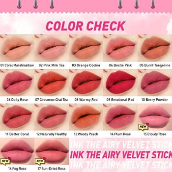 Peripera  INK AIRY VELVET 003 Cartoon Coral (AD)
