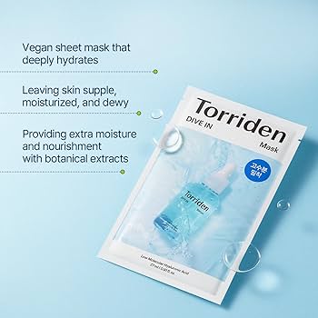Torriden DIVE-IN Low Molecular Hyaluronic Acid Mask Pack 27ml*1ea