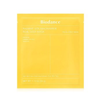 BIODANCE Radiant Vita Niacinamide Real Deep Mask 1pcs