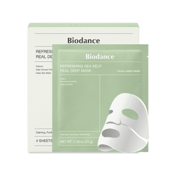 BIODANCE Refreshing Sea Kelp Real Deep Mask 1 Box (34g*4ea)