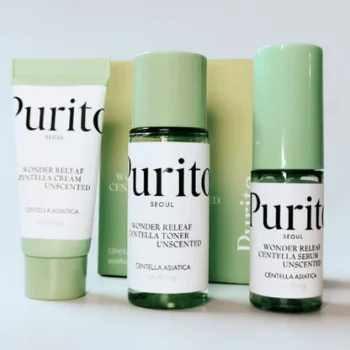 PURITO SEOUL Wonder Releaf Centella Mini Kit Unscented(Serum15ml+Toner30ml+ Cream15ml)