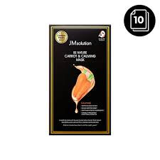 JM Solution Be Nature Carrot & Calming Mask 1 Box  of 10 Sheets