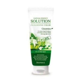 DEOPROCE NATURAL PERFECT SOLUTION CLEANSING FOAM GREEN EDITION GREENTEA	170g