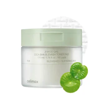celimax Ji Woo Gae Cica BHA Blemish Toner Pad (60pads)