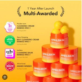 [APRIL SKIN] CARROTENE IPMP™ HYDROMELT CLEANSING BALM 90ml