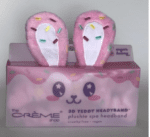 [The Creme Shop] Original_Teddy Plushie Spa Headband - Pink Bunny