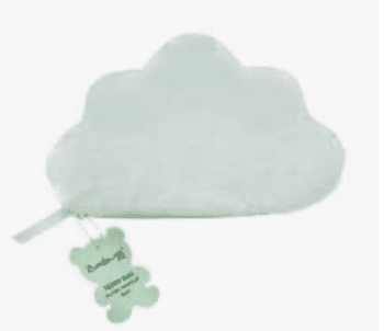 [The Creme Shop] ORIGINAL_Teddy Bag Plush Makeup Bag - Cloud