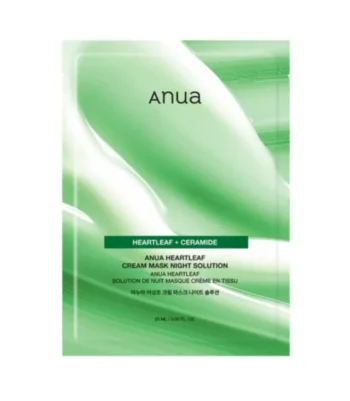 [RENEW] [1EA] HEARTLEAF CREAM SHEET MASK NIGHT SOLUTION 25ml