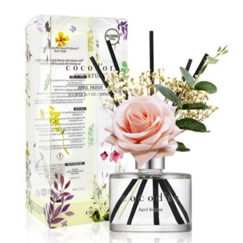 Rose flower diffuser 200ml6.7oz.opkg.April Breeze
