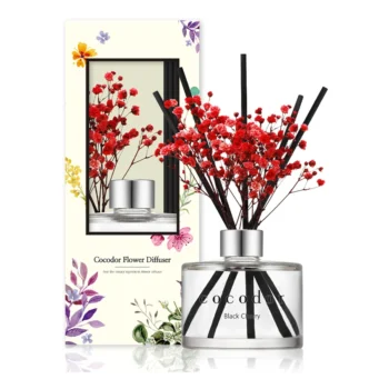 flower diffuser 200ml6.7oz.Black Cherry