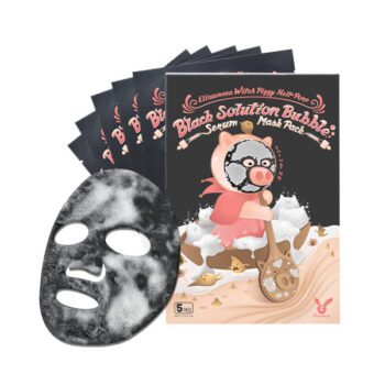Witch Piggy Hell Black Solution Bubble Serum Mask Pack 5pcs