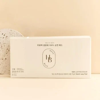 80ea Multiway Unbleached Biodegradation 100% Cotton Pad