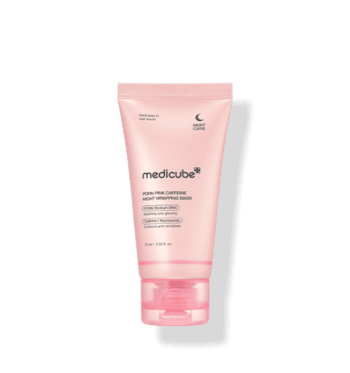 Medicube PDRN PINK CAFFEINE NIGHT WRAPPING MASK 75ML
