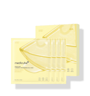 Medicube KOJIC ACID TURMERIC BRIGHTENING GEL MASK 4ea